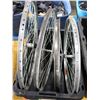 Image 1 : LOT OF 4 ASSORTED BIKE WHEELS