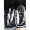 Image 1 : LOT OF 4 ASSORTED BIKE WHEELS