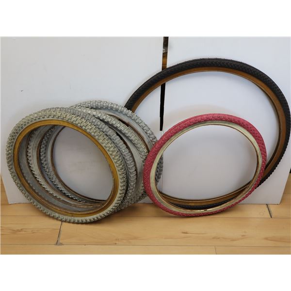 LOT OF 6 ASSORTED BIKE TIRES