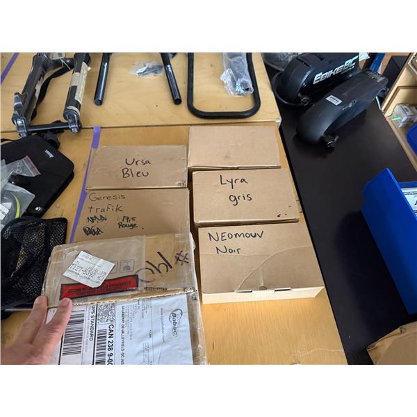LOT OF 6 ASSORTED E-BIKE CHARGERS