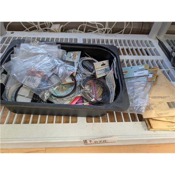 LOT OF ASSORTED BRAKE CABLES