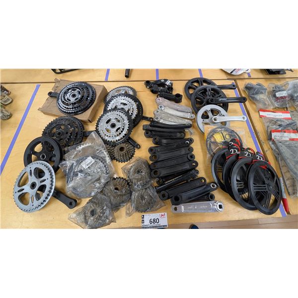 LOT OF ASSORTED BIKE PARTS
