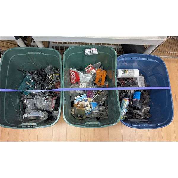 LOT OF ASSORTED BIKE REPAIR PARTS