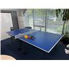 Image 1 : Kettler Rolling Ping Pong Table w/ Balls & Racquets - Made in Germany