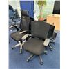 Image 1 : 4pc - Black Rolling Adjustable Office Chairs