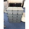 Image 2 : 3pc - Grey Chair, Organizer and Convex Base Stool
