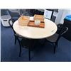 Image 1 : Office Table & Chairs - 48x30" - x4 Chairs