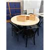 Image 2 : Office Table & Chairs - 48x30" - x4 Chairs