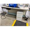 Image 1 : ARLINK Workbench w/ Overhead Light & Shelf w/ 3 Drawer Cabinet - 72x32x72"