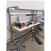 Image 4 : ARLINK Workbench w/ Overhead Light & Shelf w/ 3 Drawer Cabinet - 72x32x72"