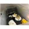 Image 3 : Contents of Cabinet - Electrical Wiring Spools, Etc.