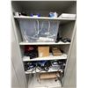 Image 1 : Contents of Cabinet - Power Bars, Electrical A/V Connection Cables, Sensors, Keyboards, Etc.