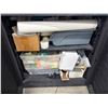 Image 2 : Stanley Plastic Storage Cabinet (30x16x30") - Contains Misc. Supplies