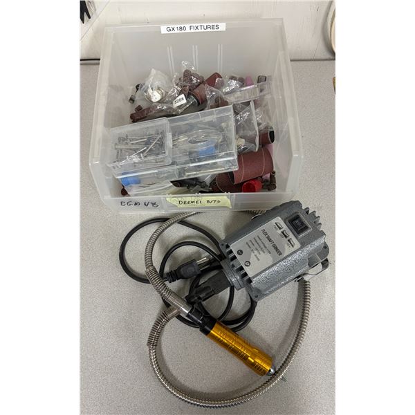 Flexshaft Rotary Grinder w/ Different Accessories