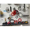 Image 2 : Contents of Wall - Different Materials, Peg Board - Bidder Responsible for Removal