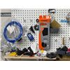 Image 3 : Contents of Wall - Different Materials, Peg Board - Bidder Responsible for Removal