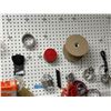 Image 5 : Contents of Wall - Different Materials, Peg Board - Bidder Responsible for Removal