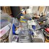 Image 4 : Group - Bins of Misc. Items, Scale, Box Cutter Blades, Materials, Etc.