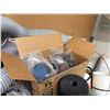 Image 6 : Group - Bins of Misc. Items, Scale, Box Cutter Blades, Materials, Etc.