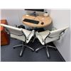 Image 1 : Group of 2 Office Desks w/Round Table