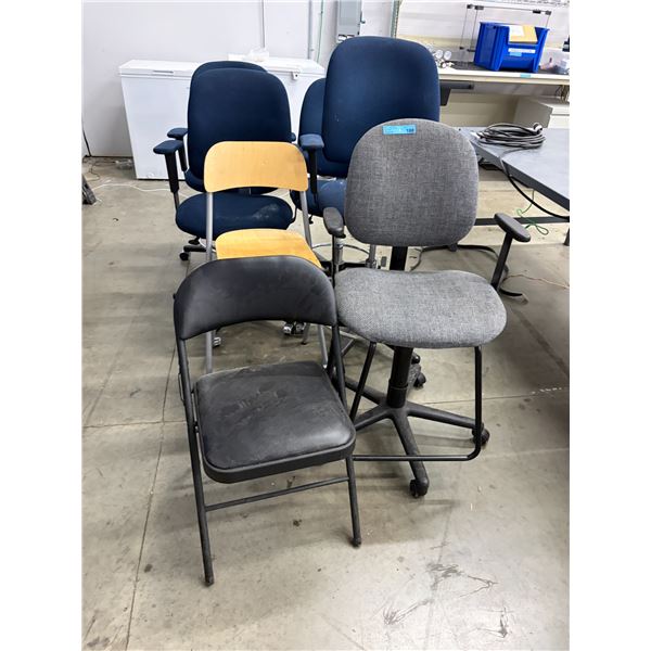 Group of 7 Various Office/Desk Chairs