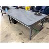 Image 2 : Industrial Metal Table (Approx. 72x48x31")