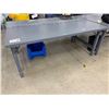 Image 1 : Industrial Metal Table (Approx. 72x48x31")