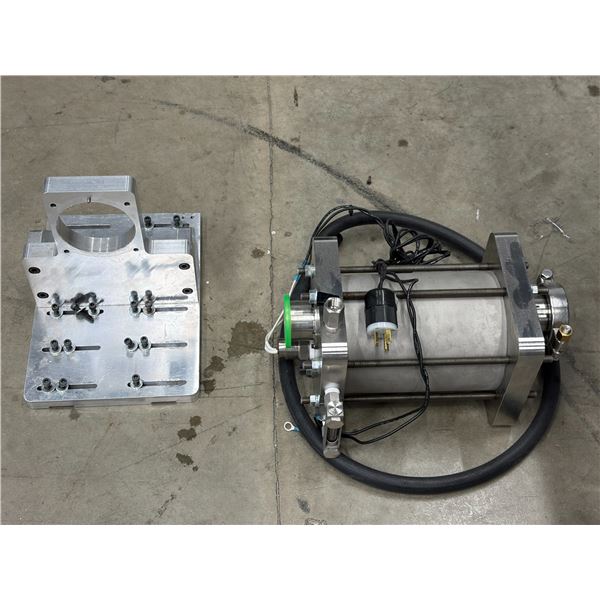 Custom Aluminum Tooling Fixture & Stainless Steel Actuator Cylinder Assembly