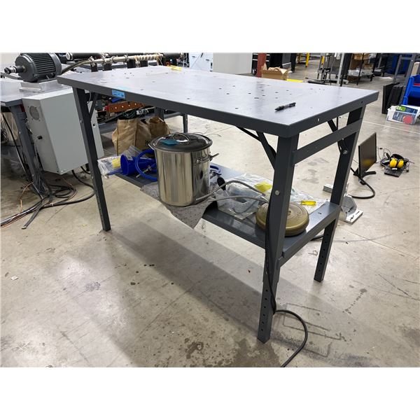 Industrial Metal Table (60x30x42.5")