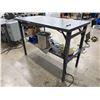 Image 1 : Industrial Metal Table (60x30x42.5")