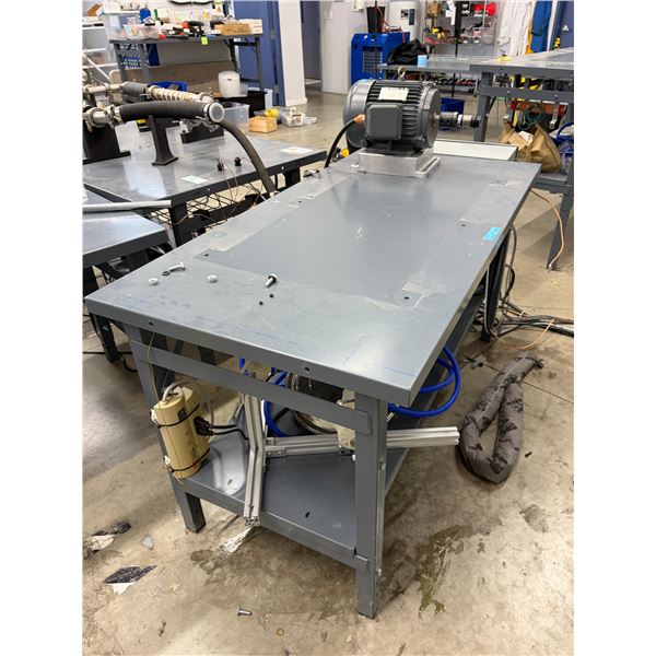 Industrial Metal Table (60x36x32.5")