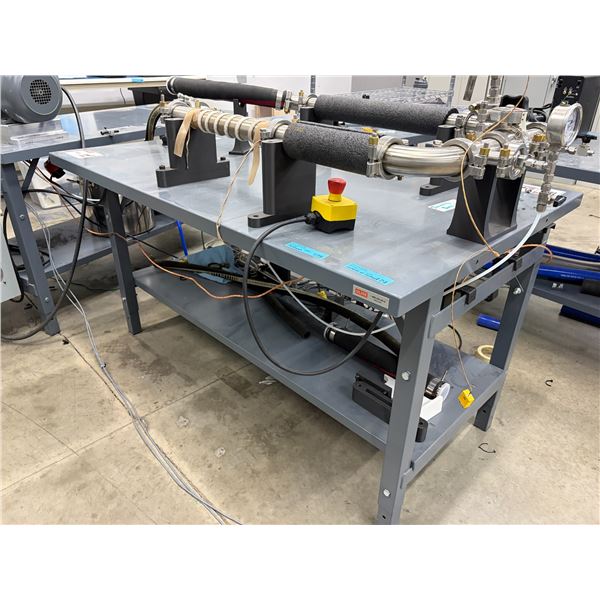 Industrial Metal Table (60x36x32.5")