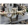 Image 2 : Stainless Steel Sanitary Piping Assembly with Swagelok Gauges, Valves & E-Stop