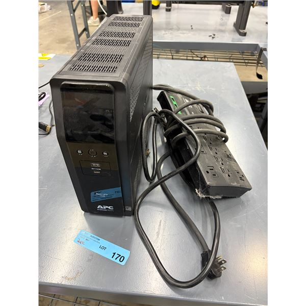 APC Back-UPS 1500 Battery Backup with Surge Protector Power Strip