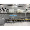 Image 3 : Contents of Wall Organizer: Assorted Combination Wrenches, Fish Tape, Level, Markers & Small Hardwar