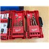 Image 3 : Assorted Drill Bit Sets (Mastercraft 29pc, Milwaukee Red Helix & Bit Sets)