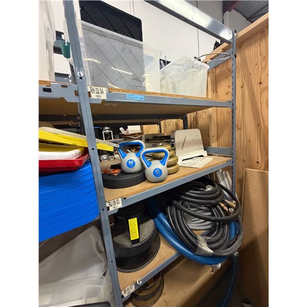 Contents - Kettle Bells, Weights, Misc. Hoses & Tubing