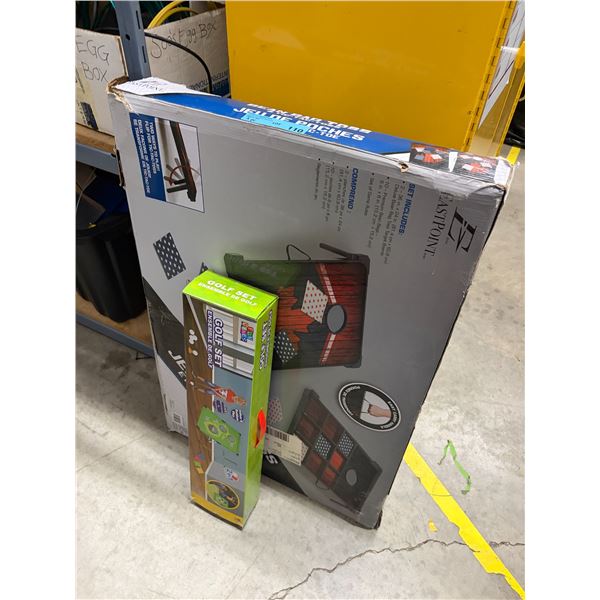 2pc - Bean Bag Toss (Cornhole) & Bean Bag Golf Set