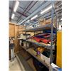 Image 5 : Steel Racking + Contents - 100x24x96" / 8 Shelf - Bins, Work light Stands, Etc.