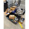 Image 1 : Group - Aluminum Machined Components, Fittings, Stainless Pot, Etc.