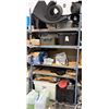 Image 1 : Contents of Shelf - Bins, Foam, Misc. Materials, Etc.