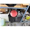 Image 6 : Contents of Shelf - Bins, Foam, Misc. Materials, Etc.