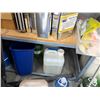 Image 7 : Contents of Shelf - Shop Mats, Soldering iron, Electrical Wires, Materials, Etc.