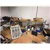 Image 3 : Contents of Mezzinee - Weightlifting Racks, Cooler, Hood Fan, Steel Racking, Etc.