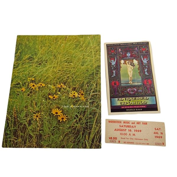Woodstock Music & Art Fair Memorabilia (1969)