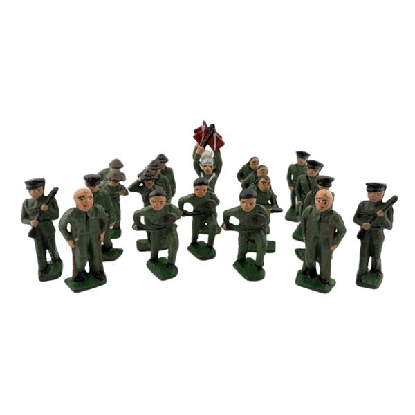 1930s Manoil Hollow-Cast Lead Toy Soldiers