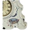 Image 8 : Celestial Hand-Painted Ceramic Mantle Clock