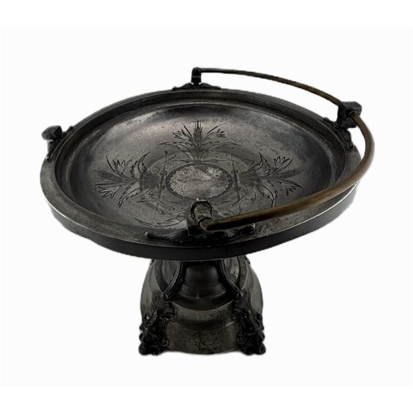 Victorian Silver-Plated Bride's Basket Base