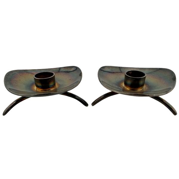 Danish Cohr Mid-Century Modern Candle Sticks