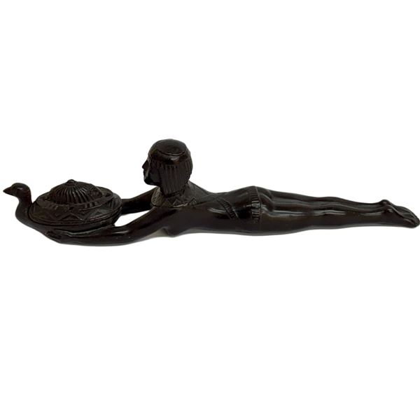1920s Ronson Art Deco Egyptian Incense Burner